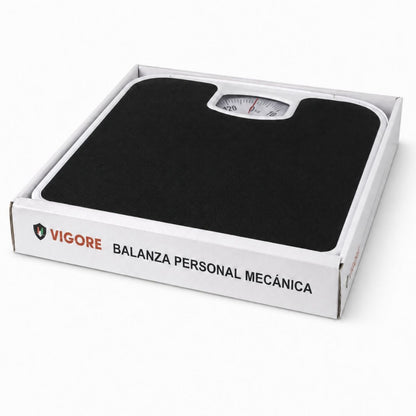 Balanza mecánica de baño Vigore 130kg. Negro