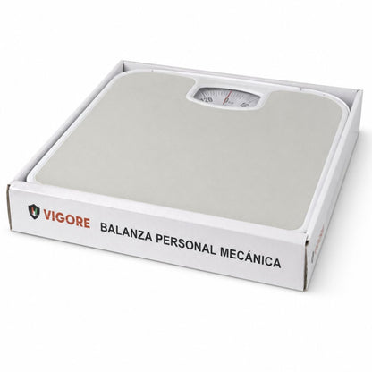 Balanza mecánica de baño Vigore 130kg. Gris