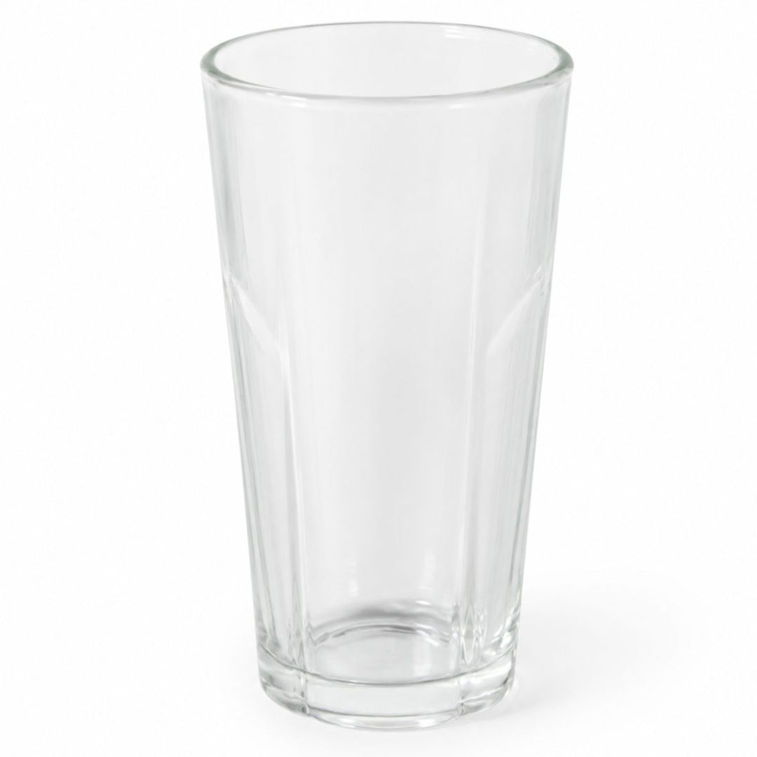 Vaso de vidrio x6 unidades 14x7.5cm