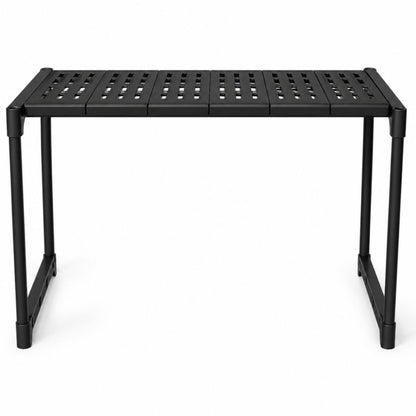 Organizador estante negro para microondas