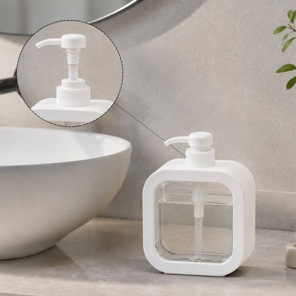 Dispensador de jabón líquido 500ml. Blanco