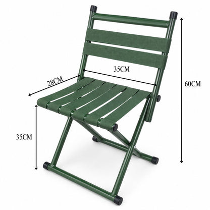 Silla plegable para camping 60x35x35cm