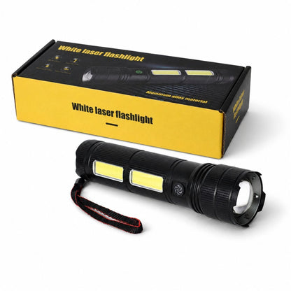 Linterna recargable con zoom 20cm