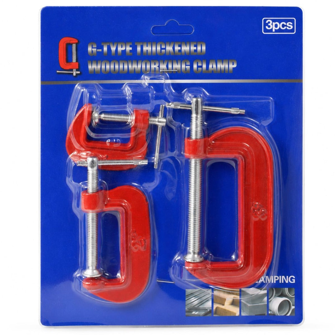 Set de prensas tipo G 3pcs