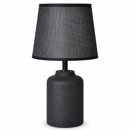 Lámpara de cerámica negra 33cm.