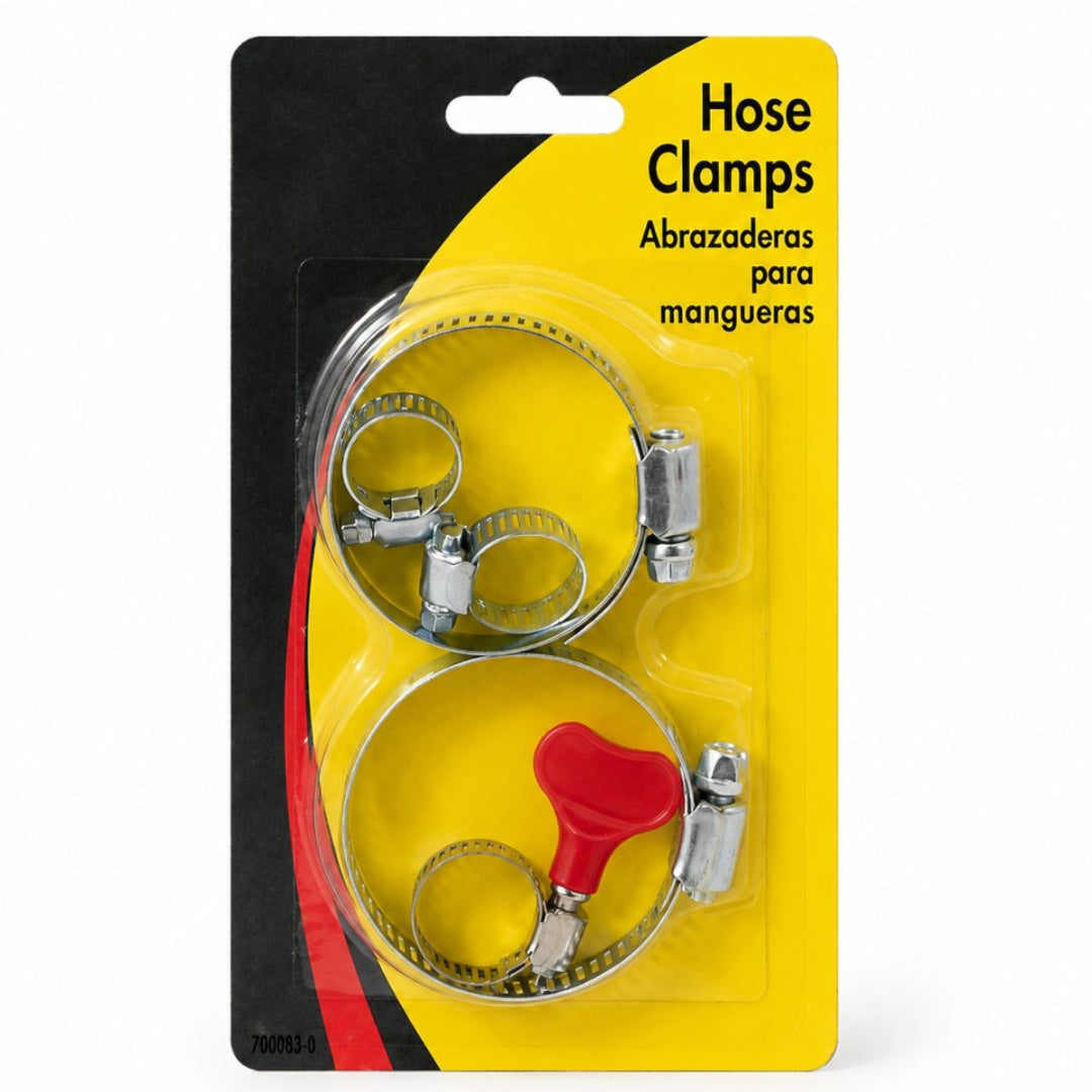 Set de abrazaderas metálicas para mangueras 5pcs