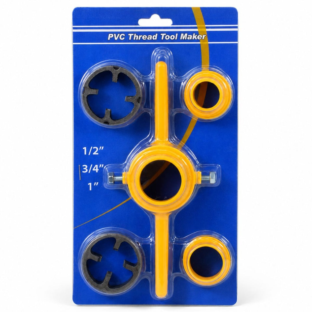 Set terraja manual para roscar caños de PVC
