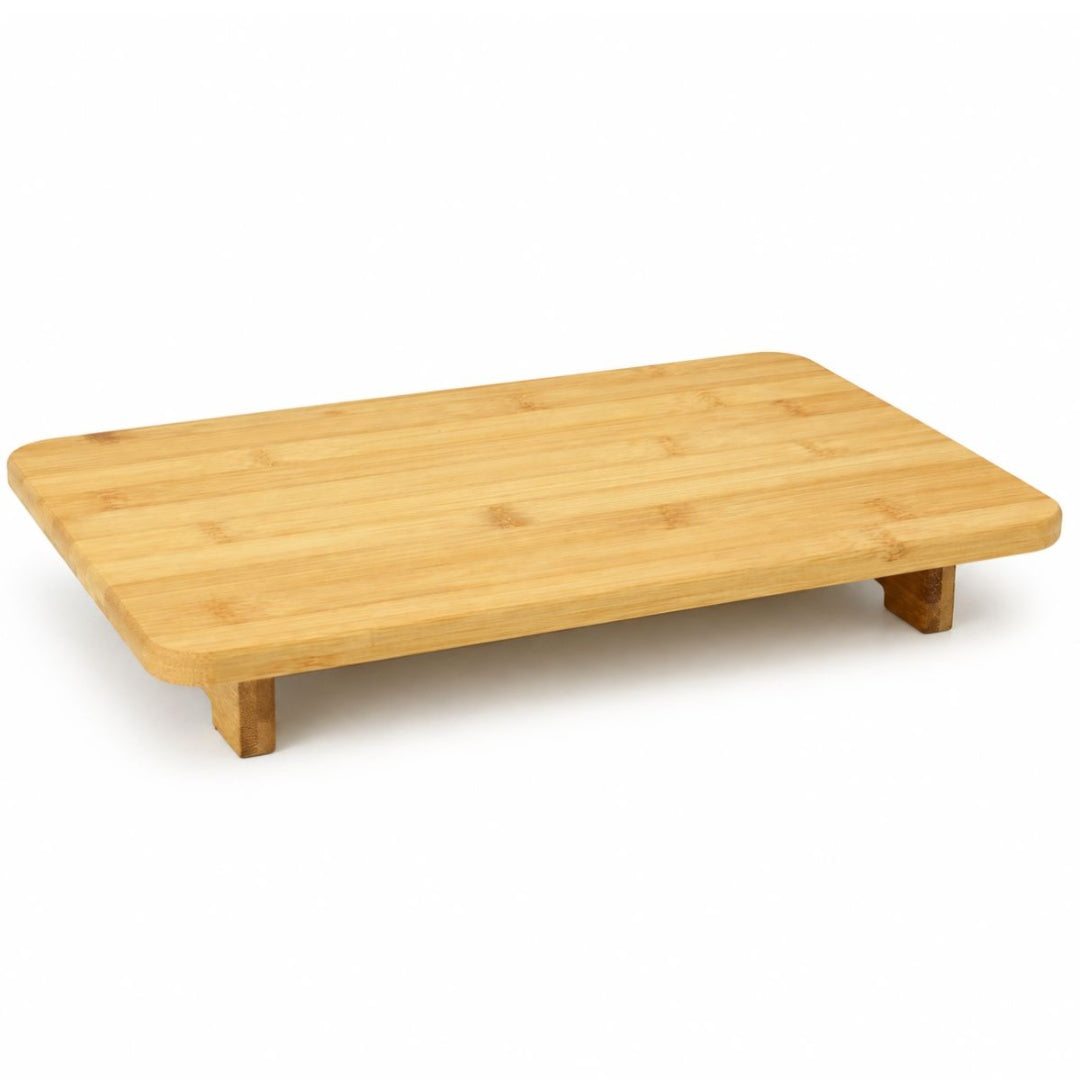 Bandeja rectangular de bambu 33x22cm