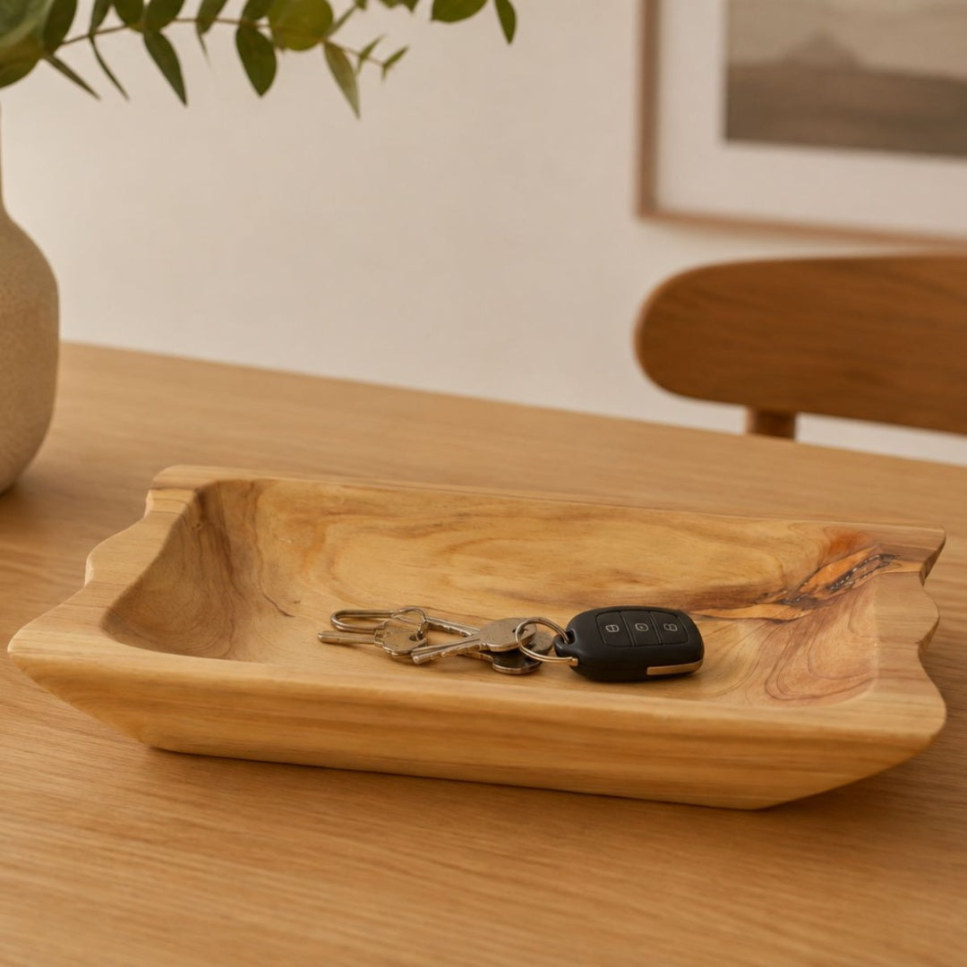 Bandeja de madera 30x20x5cm