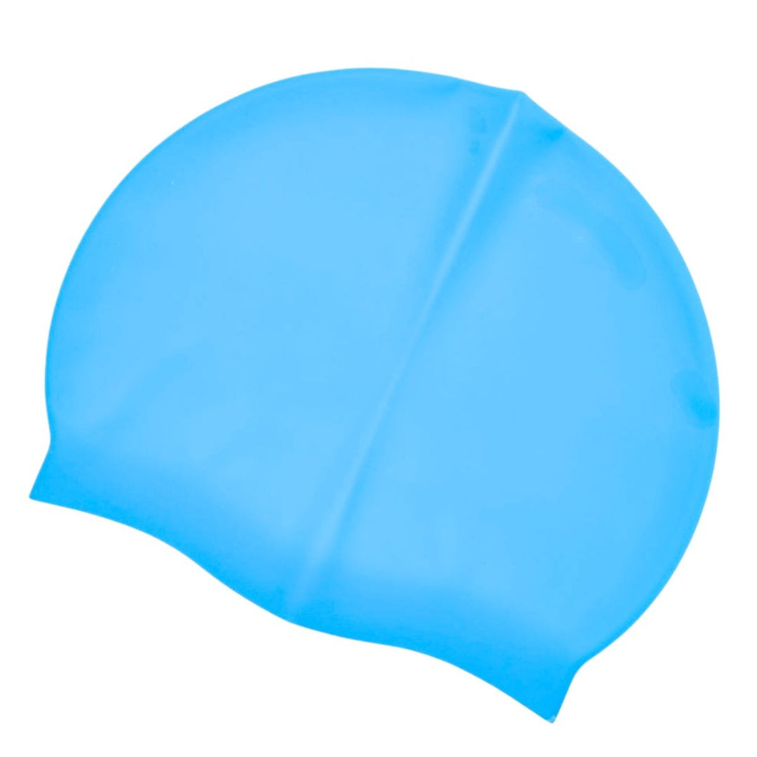 Gorra para natación celeste 21.5x18cm.