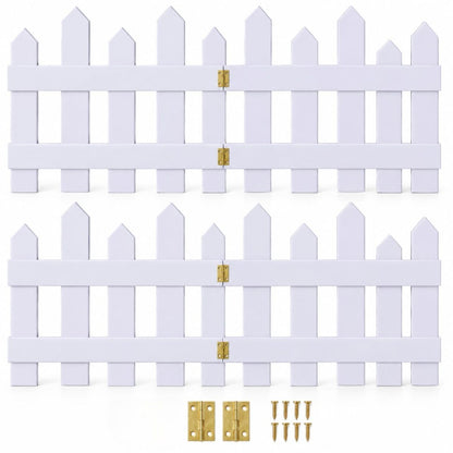 Cercos decorativos de madera set x2 unidades