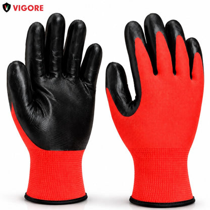 Guantes de trabajo con recubrimiento. Vigore