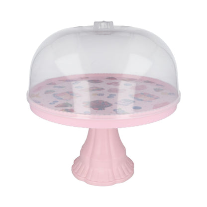 Soporte para tortas y postres con tapa 34 x 32 cm