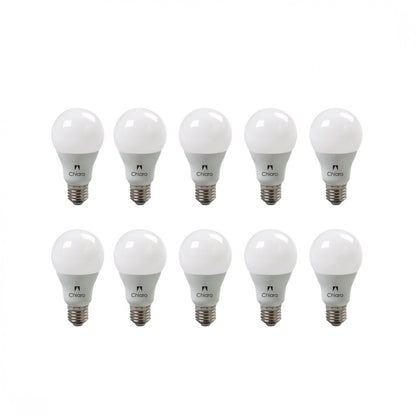 Pack x 10 pcs - Lámpara led estándar 12W E27