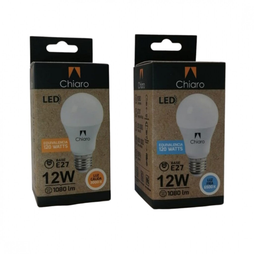 Pack x 3 pcs - Lámpara led estándar 12W E27