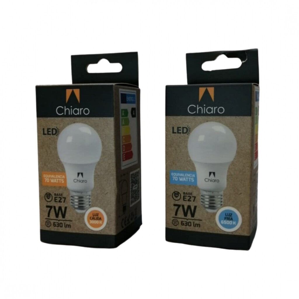 Pack x 3 pcs - Lámpara Led estándar 7W E27