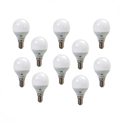 Pack x10 pcs -Lampara LED Gota, E14 6W