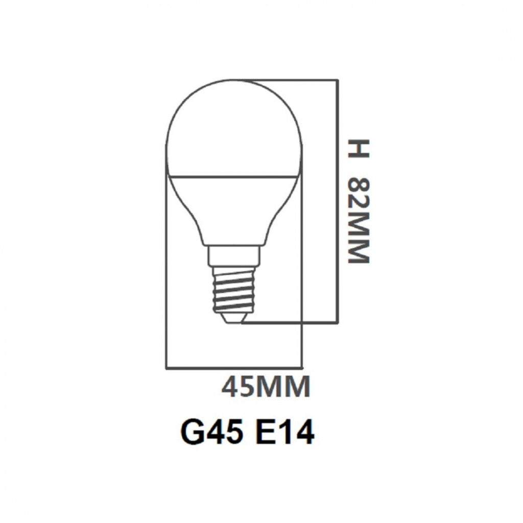 Pack x10 pcs -Lampara LED Gota, E14 6W