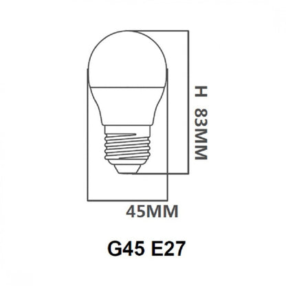 Pack x10 pcs - Lamparas Led Gota 6w E27