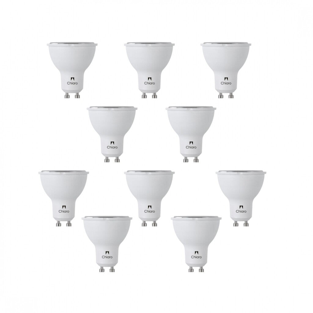 Pack x10 pcs Lamparas LED tipo dicroica GU10 7W