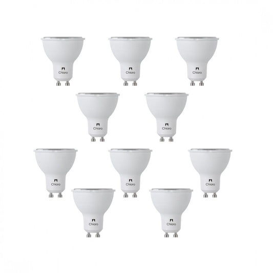 Pack x10 pcs Lamparas LED tipo dicroica GU10 7W