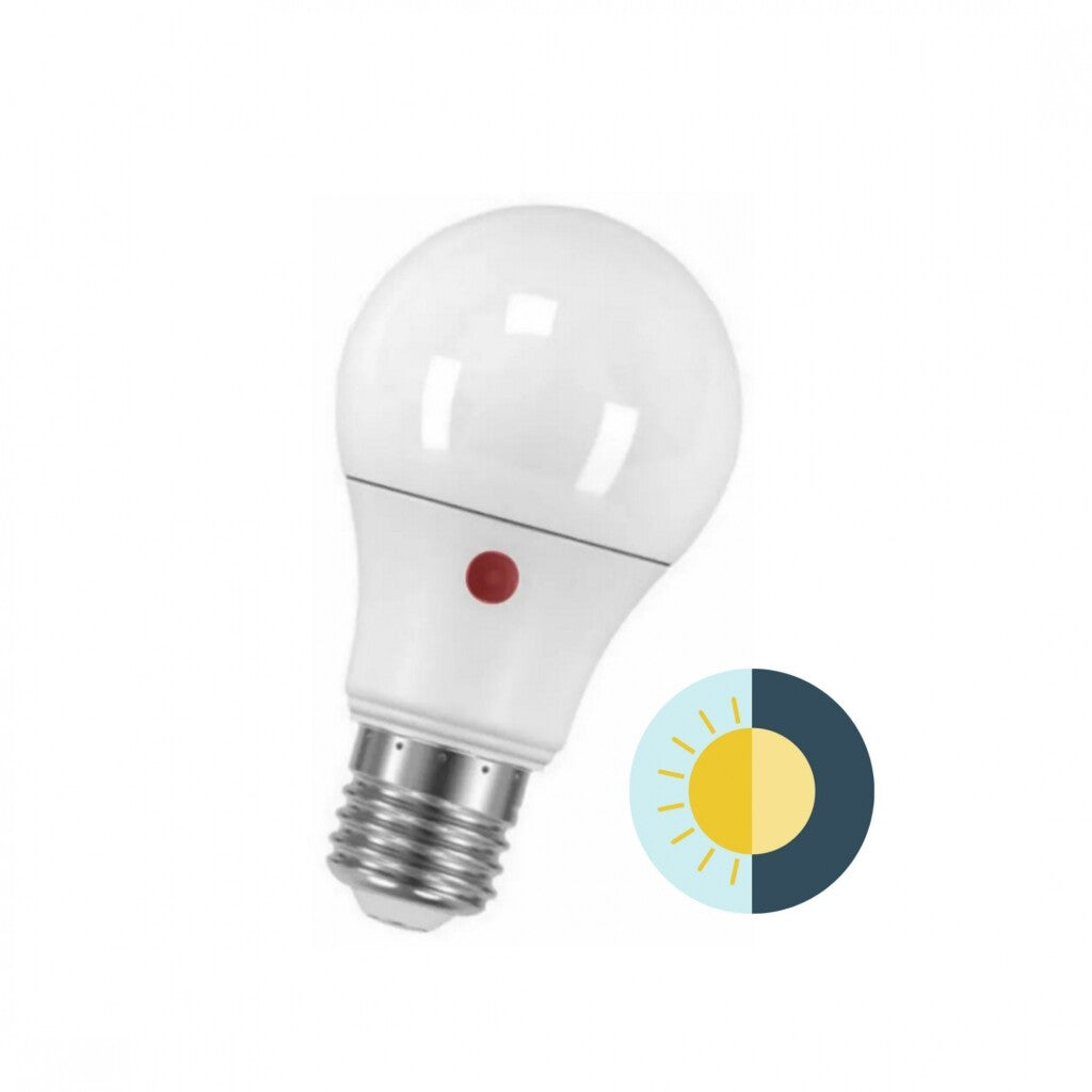 Pack x2 pcs - Lámpara led con Fotocélula 9W E27