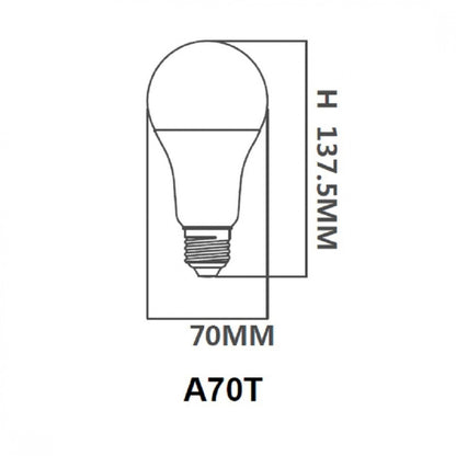 Pack x3 pcs - Lámpara led estándar 15W E27