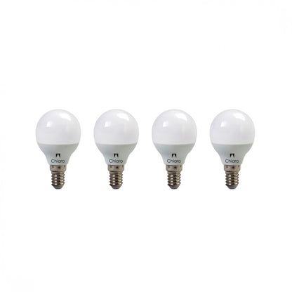 Pack x4 pcs - Lampara LED Gota, E14 6W