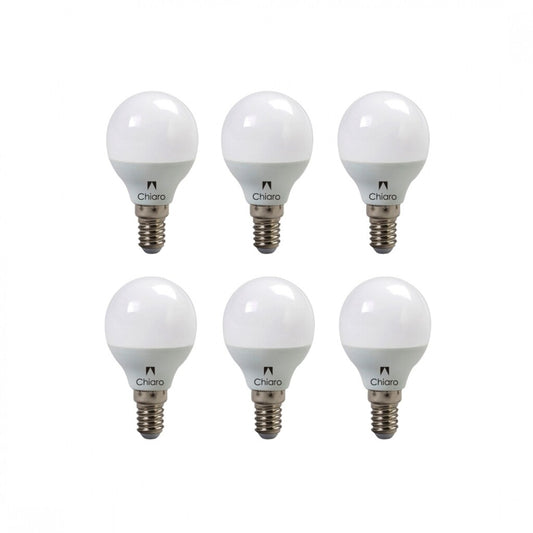Pack x6 pcs -Lampara LED Gota, E14 6W