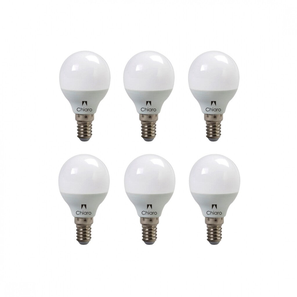 Pack x6 pcs -Lampara LED Gota, E14 6W