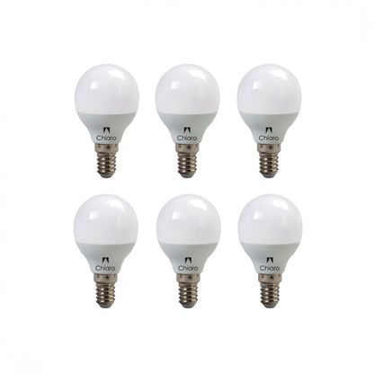 Pack x6 pcs -Lampara LED Gota, E14 6W