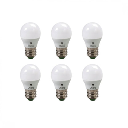 Pack x6 pcs - Lampara LED Gota, E27 6W