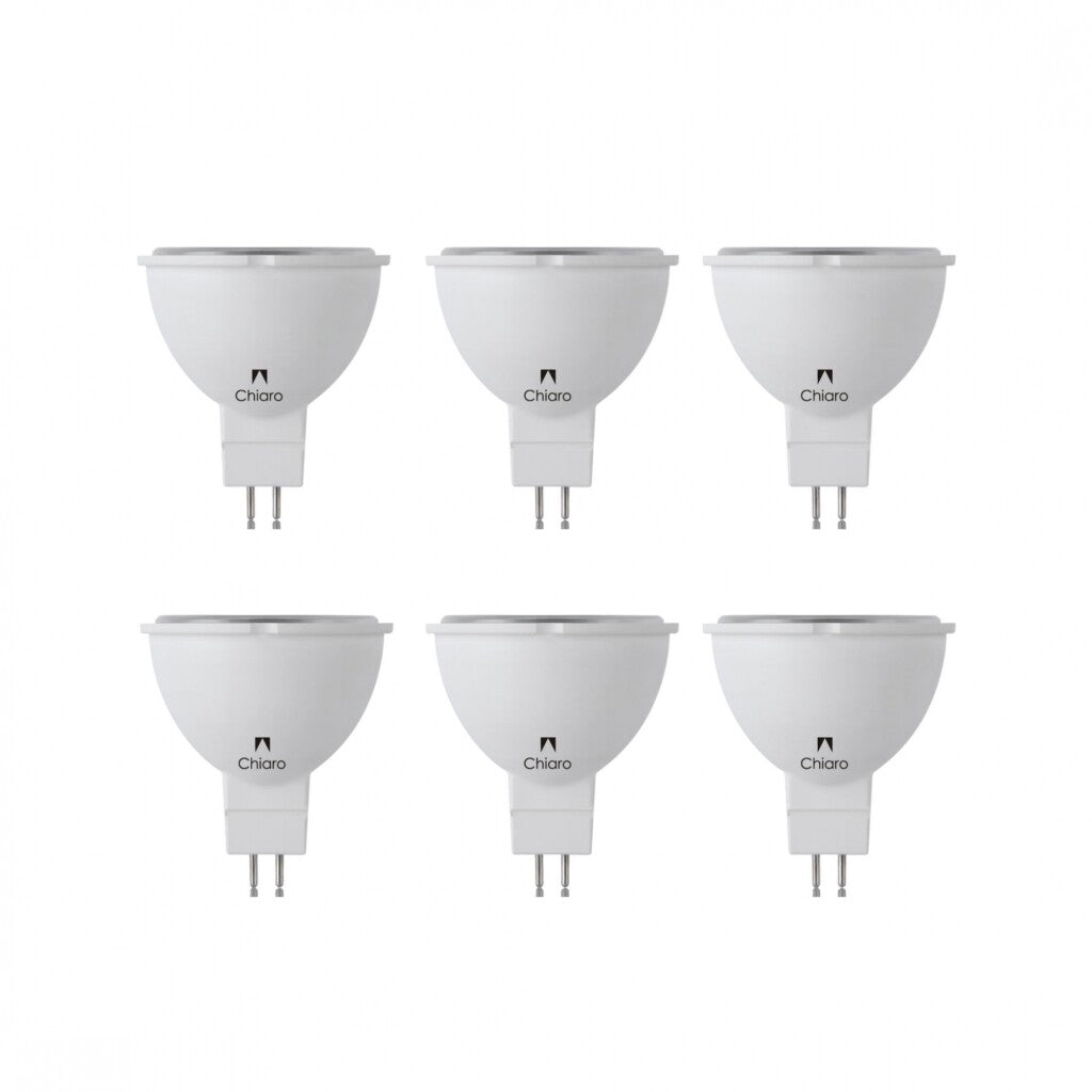 Pack x6 pcs Lampara LED tipo dicroica MR16 7W