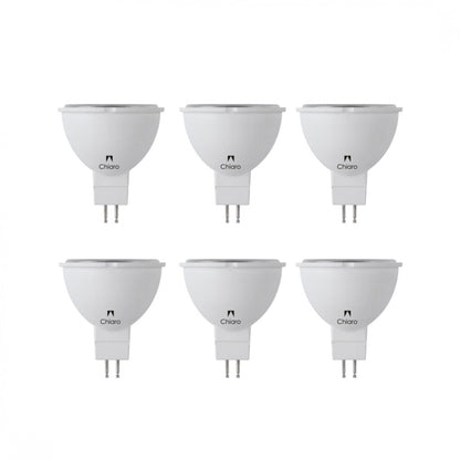 Pack x6 pcs Lampara LED tipo dicroica MR16 7W