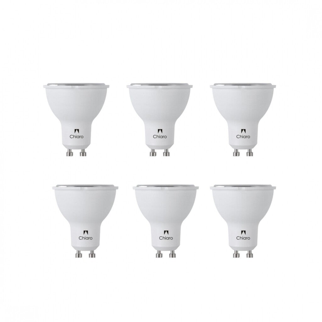 Pack x6 pcs Lamparas LED tipo dicroica GU10 7W
