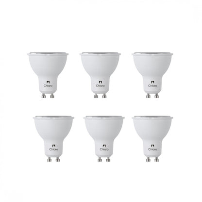 Pack x6 pcs Lamparas LED tipo dicroica GU10 7W