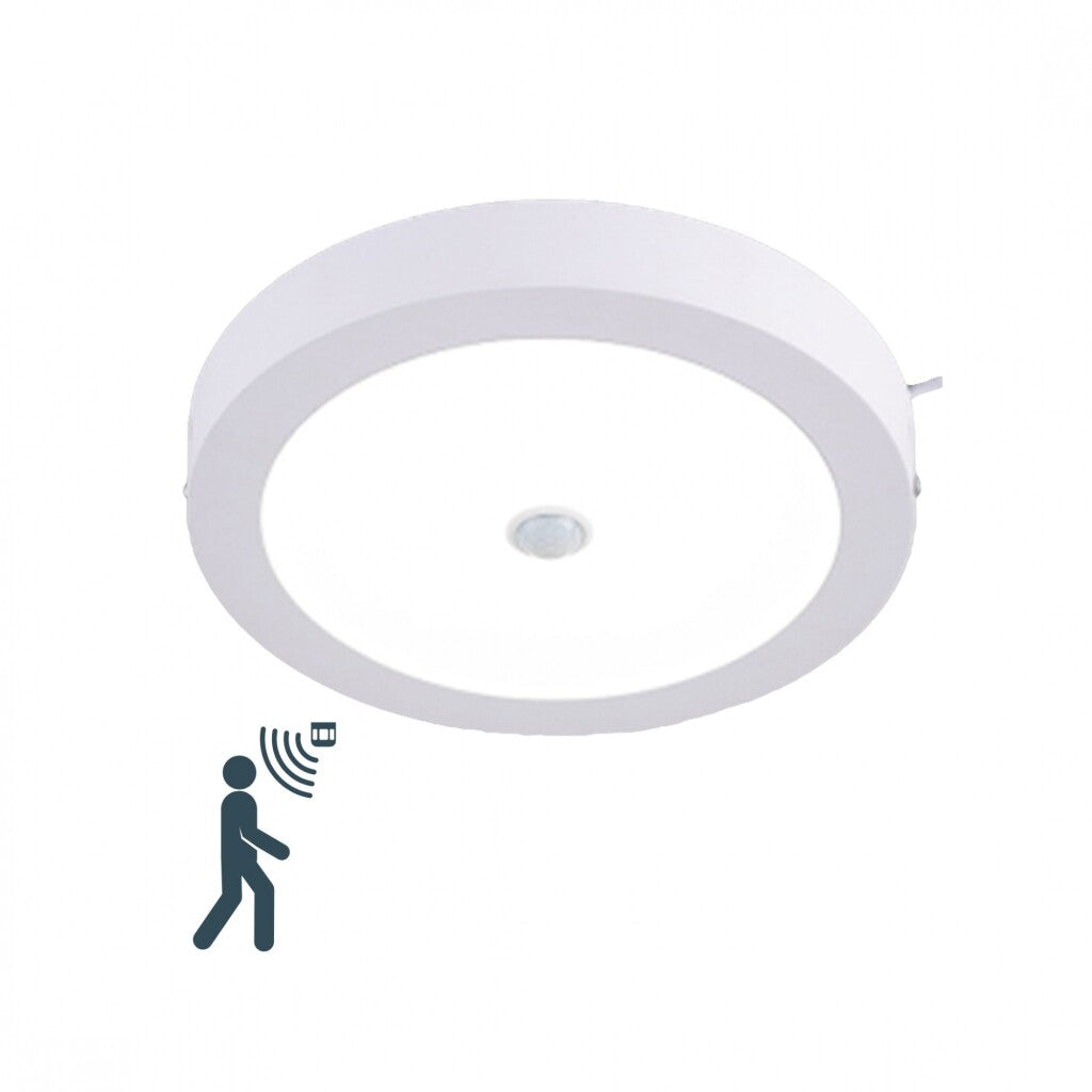 Panel led 12w con sensor de movimiento, circular
