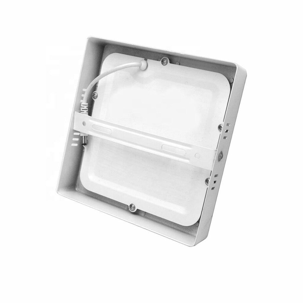Panel LED 12W, de adosar, aplicar cuadrado BLANCO