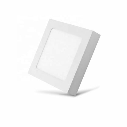 Panel LED 12W, de adosar, aplicar cuadrado BLANCO