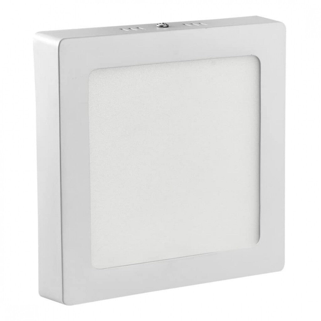Panel LED 12W, de adosar, aplicar cuadrado BLANCO