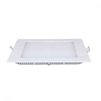 Panel LED 12W, de embutir, empotrar, cuadrado BLANCO