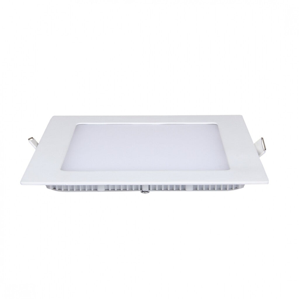 Panel LED 12W, de embutir, empotrar, cuadrado BLANCO