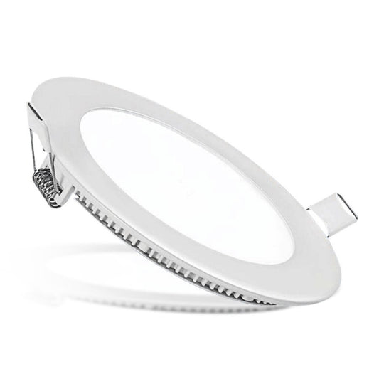 Panel LED 12W, de embutir, empotrar redondo BLANCO