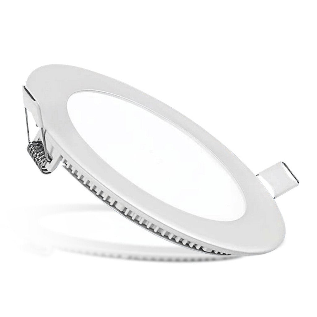 Panel LED 12W, de embutir, empotrar redondo BLANCO