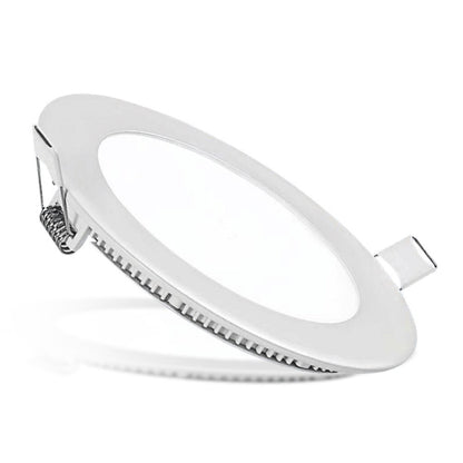 Panel LED 12W, de embutir, empotrar redondo BLANCO