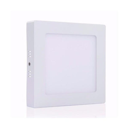 Panel LED 18W, de adosar, aplicar cuadrado BLANCO