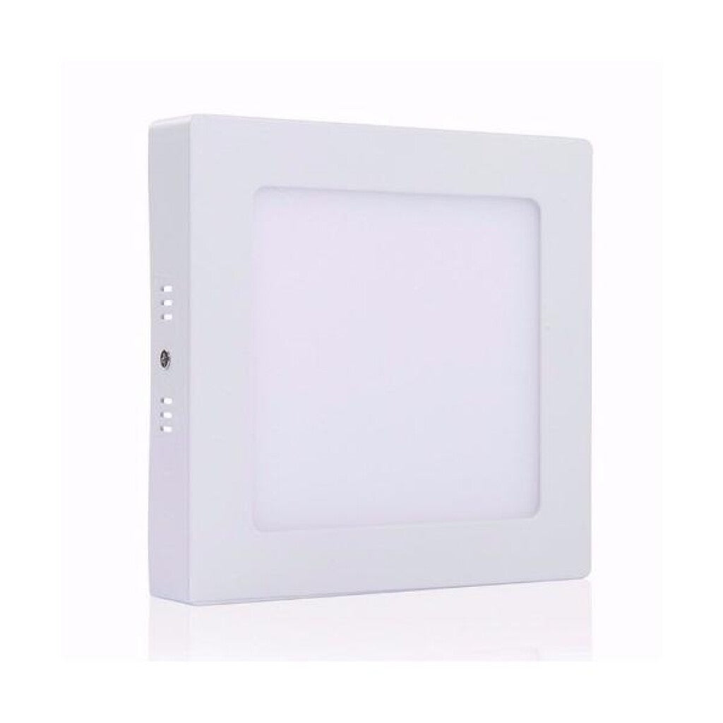 Panel LED 18W, de adosar, aplicar cuadrado BLANCO