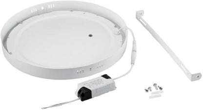 Panel LED 18W, de adosar, aplicar redondo BLANCO POTENZA