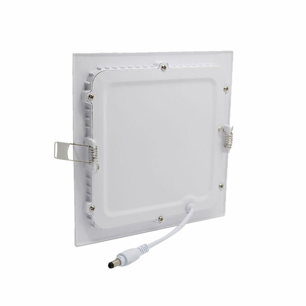 Panel LED 18W, de embutir, empotrar, cuadrado BLANCO