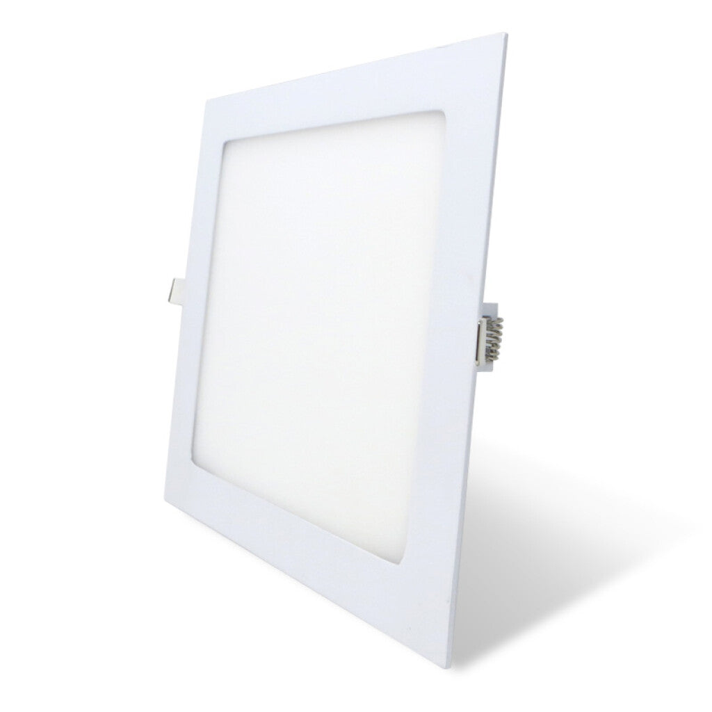 Panel LED 18W, de embutir, empotrar, cuadrado BLANCO